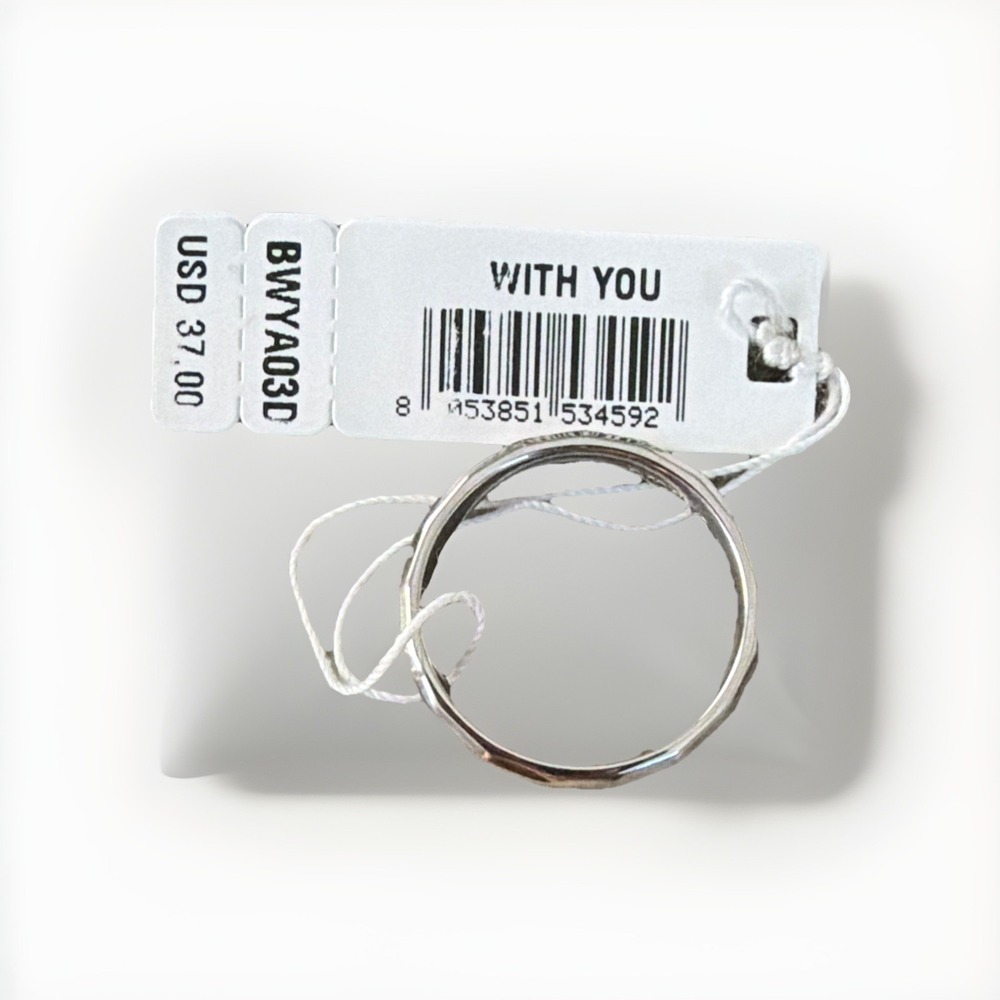 Brosway With You Stainless Steel Ring EU 16 US 8 NWT
